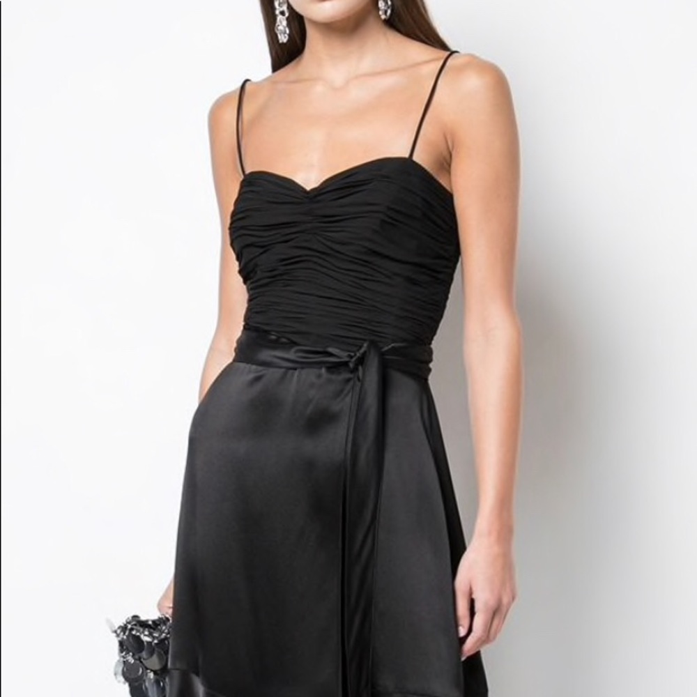 Cinq a Sep silk black dress